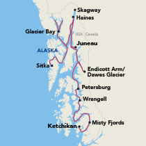 Route map &mdash; Alaskan Explorer