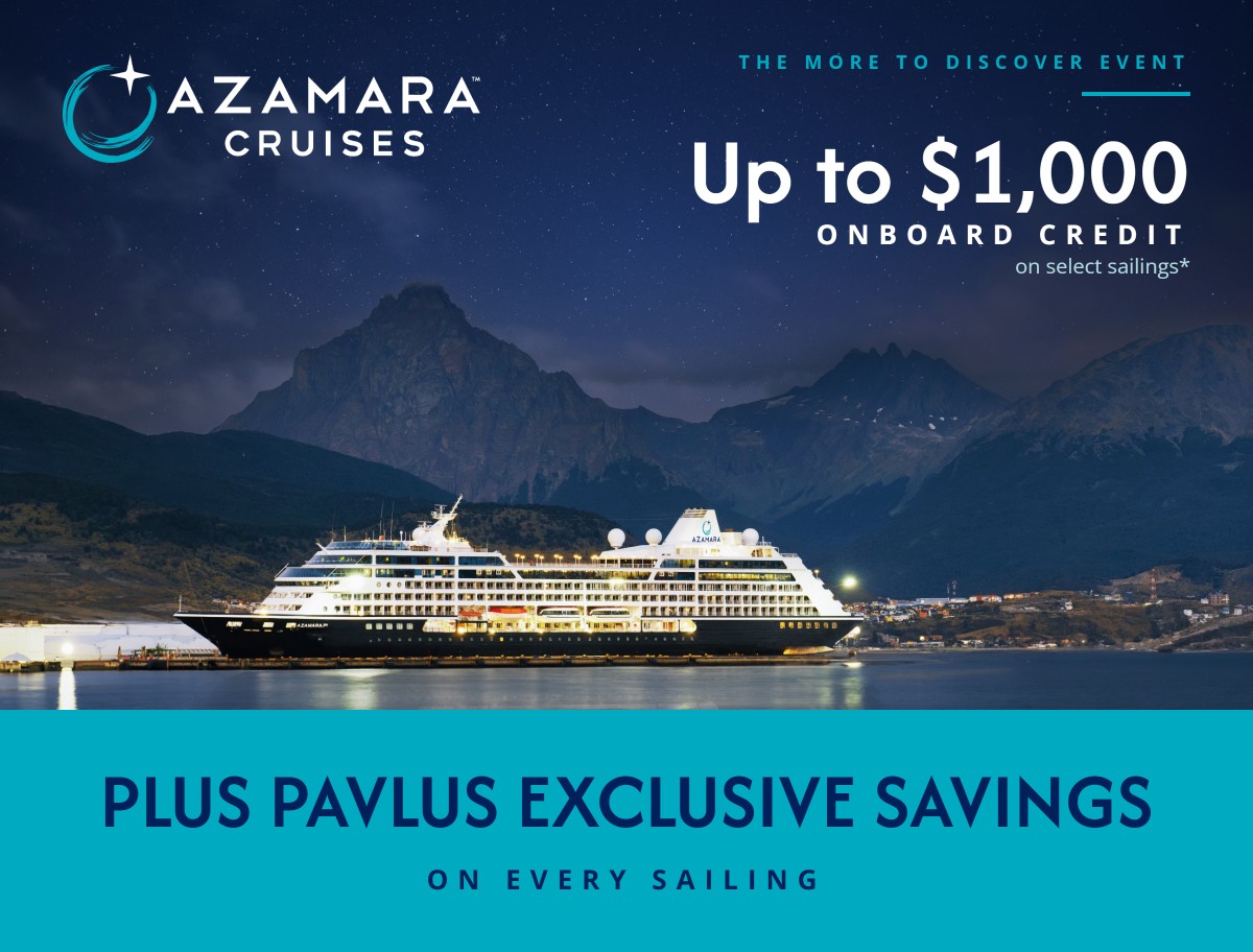 Azamara Cruises &mdash; More to Discover Event &mdash; Up to $1,000 Onboard Credit and Over $4,500 in Value with Always Azamara Inclusions &mdash; Book by September 30, 2026