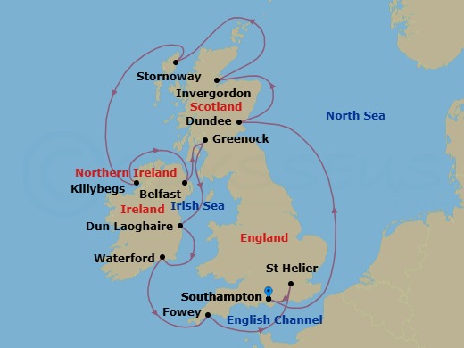 Legends & Lore route map