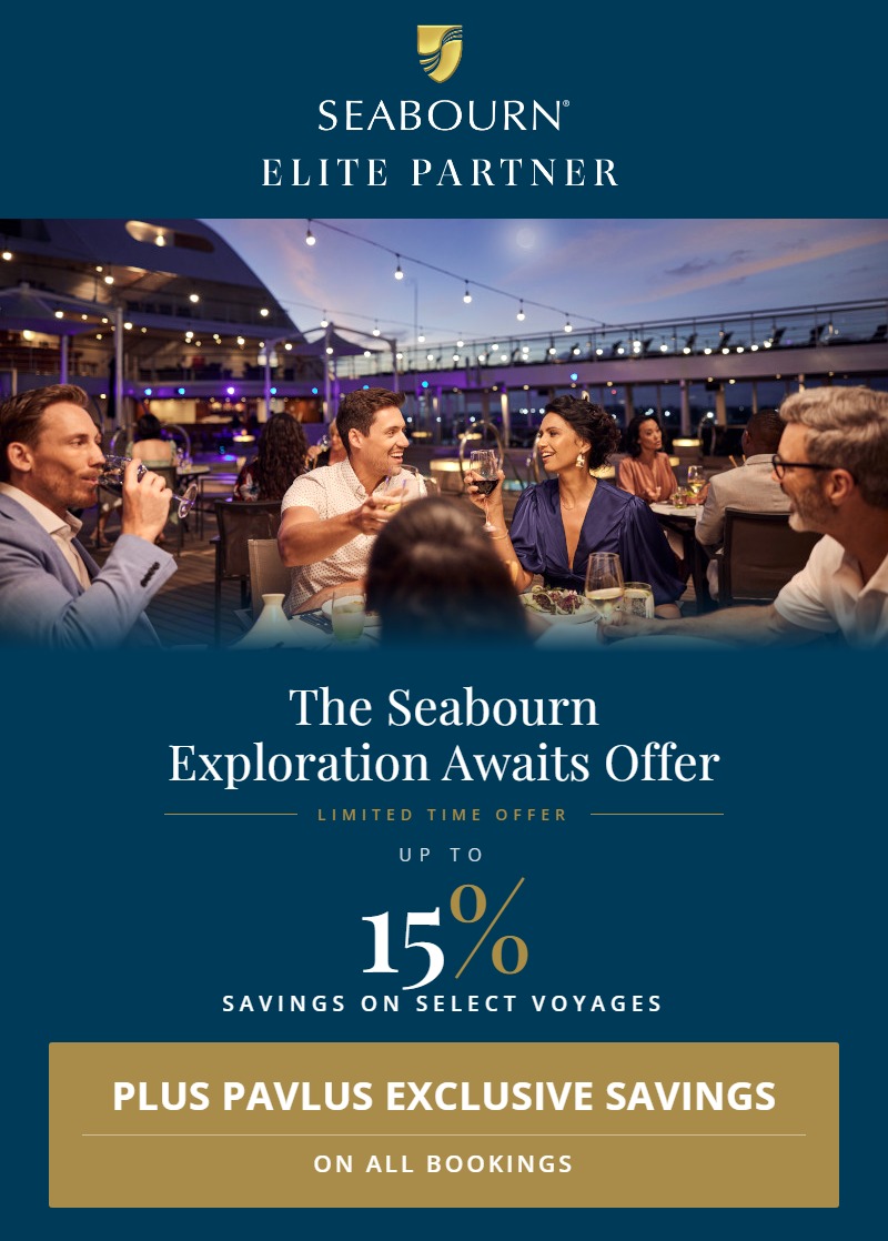 Seabourn &mdash; The Exploration Awaits Event &mdash; Save Up to 15% Plus a 15% Reduced Deposit