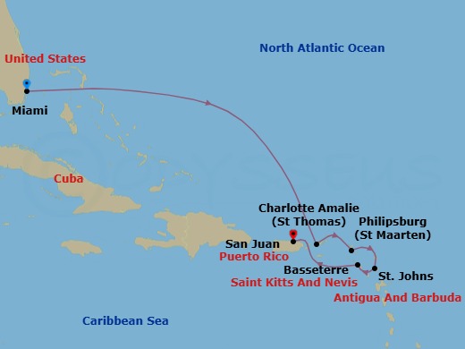 Yachtsman&rsquo;s Harbors route map