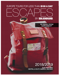 Globus Escapes (brochure cover)