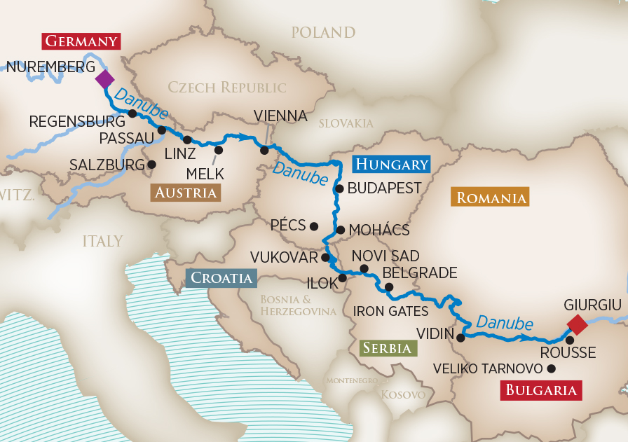 Grand Danube Cruise (Vilshofen to Rousse) - AMA Waterways | Pavlus Travel