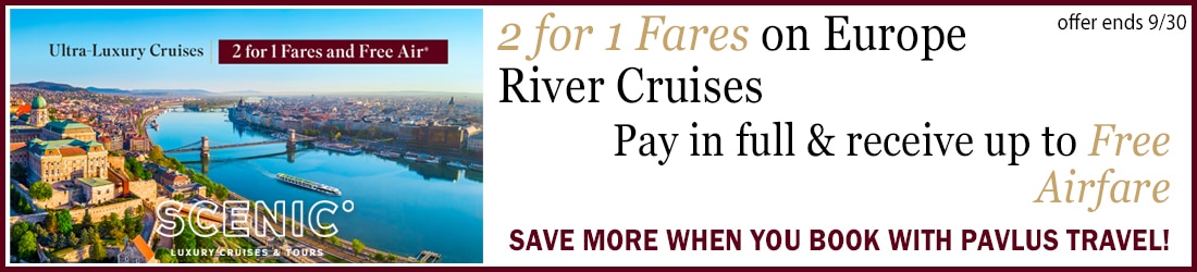 Scenic 2-for-1 Fares